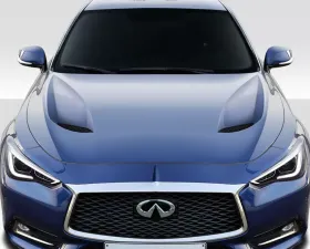 2017-2022 Infiniti Q60 Duraflex TS1 Hood - 1 Piece