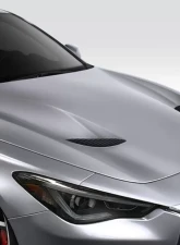 2017-2022 Infiniti Q60 Duraflex TS1 Hood - 1 Piece                                     - 116881 - Image 2