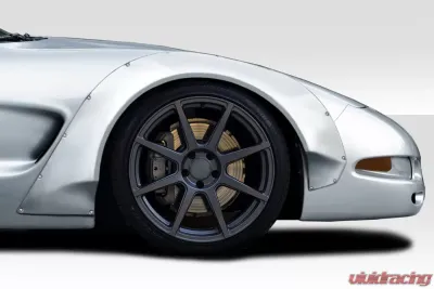 1997-2004 Chevrolet Corvette C5 Duraflex Circuit Front Fender Flares - 2 Piece - 116885