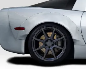 1997-2004 Chevrolet Corvette C5 Duraflex Circuit Rear Fender Flares - 2 Piece
