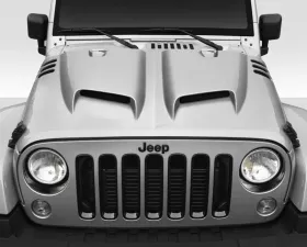 2007-2018 Jeep Wrangler JK Duraflex Rage Hood - 1 Piece