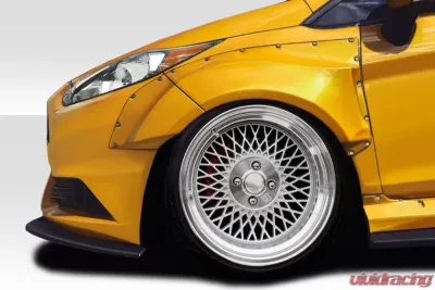 2014-2019 Ford Fiesta Duraflex CPR Wide Body 70MM Front Fender Flares - 4 Piece - 116925