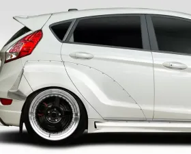 2014-2019 Ford Fiesta Duraflex CPR Wide Body 70MM Rear Fender Flares - 7 Piece