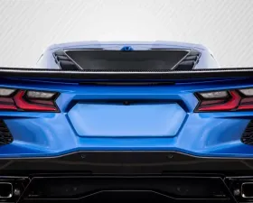 2020-2024 Chevrolet Corvette C8 Carbon Creations Gran Veloce Flush Mount Rear Wing Spoiler - 1 Piece