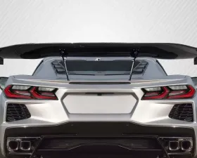 2020-2024 Chevrolet Corvette C8 Carbon Creations Gran Veloce GT Rear Wing Spoiler - 5 Piece