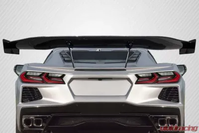 2020-2024 Chevrolet Corvette C8 Carbon Creations Gran Veloce GT Rear Wing Spoiler - 5 Piece - 116953