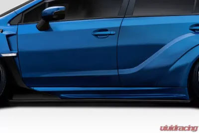 2015-2021 Subaru WRX STI Duraflex VRS Wide Body Side  Skirt Rocker Panels - 6 Piece - 116962