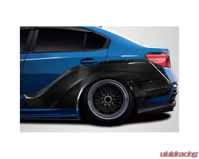 2015-2021 Subaru WRX STI Carbon Creations VRS Wide Body Rear Fender Flares - 9 Piece - 116965