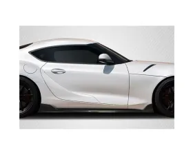 2020-2024 Toyota Supra A90 Carbon Creations AG Design Side Skirt Splitters - 2 Piece