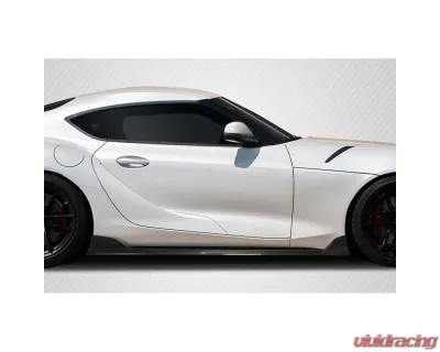 2020-2024 Toyota Supra A90 Carbon Creations AG Design Side Skirt Splitters - 2 Piece - 116973