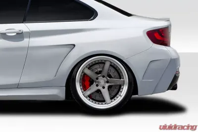 2014-2021 BMW 2 Series F22 Duraflex MHR Wide Body Rear Fender Flares - 5 Piece ( M Sport Only ) - 116981