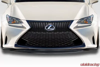 2015-2018 Lexus RC Series RC200T RC350 Duraflex SBZ Front Lip Under Spoiler - 1 Piece ( F-Sport Model Only ) - 117001