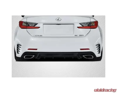 2015-2018 Lexus RC Series RC200T RC350 Carbon Creations SBZ Rear Diffuser - 1 Piece - 117006