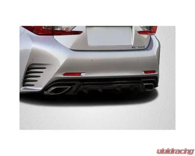 2015-2018 Lexus RC Series RC200T RC350 Carbon Creations SBZ Rear Diffuser - 1 Piece - 117006