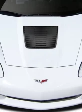 2015-2023 Ford Mustang GT350 / 2005-2013 Chevrolet Corvette C6 Duraflex GT1 Center Hood Vent - 1 Piece                                     - 117022 - Image 2