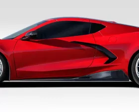 2020-2024 Chevrolet Corvette C8 Duraflex GMX Side Skirt Rocker Panels - 2 Piece