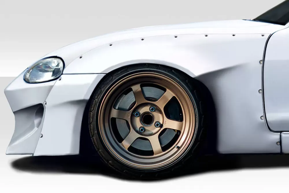 1999-2005 Mazda Miata Duraflex RBS Wide Body Front Fender Flares - 2 Piece (+70 MM) - 117101