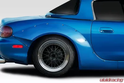 1999-2005 Mazda Miata Duraflex RBS Wide Body Rear Fender Flares - 2 Piece (+80 MM) - 117102