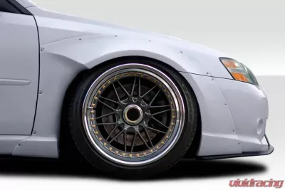 2005-2009 Subaru Legacy Duraflex MSR Wide Front Fender Flares - 4 Piece (40mm wider) - 117126
