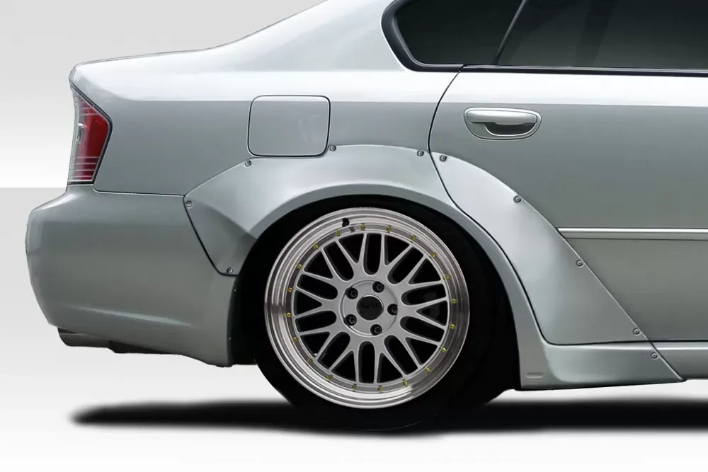 2005-2009 Subaru Legacy Duraflex MSR Wide Rear Fender Flares - 4 Piece (50mm wider) - 117127