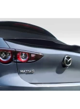 2019-2023 Mazda 3 HB Duraflex Corke Rear Mid Wing Spoiler - 1 Piece                                     - 117150 - Image 2