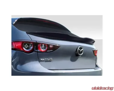 2019-2023 Mazda 3 HB Duraflex Corke Rear Mid Wing Spoiler - 1 Piece - 117150