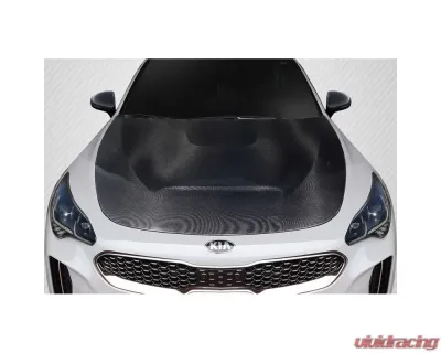2018-2023 Kia Stinger Carbon Creations GTS Look Hood - 1 Piece - 117183