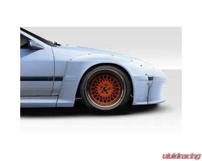 1985-1992 Mazda RX7 Duraflex Phoenix Fire Front Fender Flares - 2 Pieces - 117332