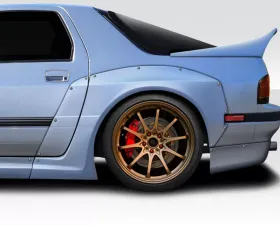 1985-1992 Mazda RX7 Duraflex Phoenix Fire Rear Fender Flares - 4 Piece (+75mm Added Clearance)