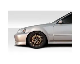 1999-2000 Honda Civic Duraflex KSpec Front Fenders - 2 Pieces