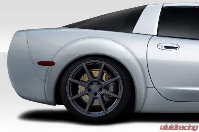 1997-2004 Chevrolet Corvette C5 Duraflex LBR Rear Fender Flares - 2 Piece - 117396