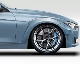 2012-2018 BMW 3 Series F30 Duraflex KTV Wide Front Fender Flares - 4 Piece