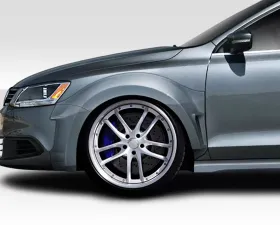 2011-2018 Volkswagen Jetta Duraflex KTV Wide Body Front Fender Flares - 4 Piece