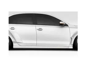 2011-2018 Volkswagen Jetta Duraflex Blaze Wide Body Side Skirt Rocker Panels - 2 Pieces