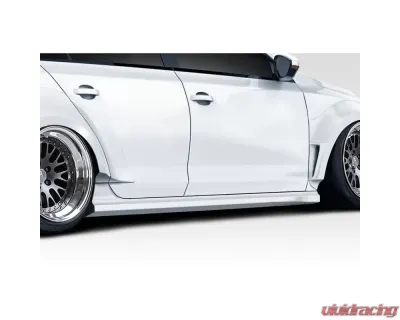 2011-2018 Volkswagen Jetta Duraflex Blaze Wide Body Side Skirt Rocker Panels - 2 Pieces - 117448