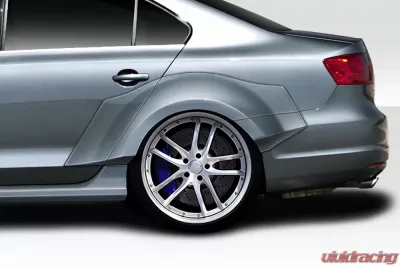 2011-2018 Volkswagen Jetta Duraflex KTV Wide Body Rear Fender Flares - 6 Piece - 117449