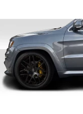 2011-2022 Jeep Grand Cherokee Duraflex SRT Look Front Fender Flares - 2 Pieces                                     - 117453 - Image 2