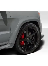 2011-2022 Jeep Grand Cherokee Duraflex SRT Look Front Fender Flares - 2 Pieces                                     - 117453 - Image 2