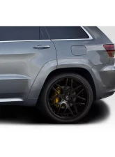 2011-2022 Jeep Grand Cherokee Duraflex SRT Look Rear Fender Flares - 4 Pieces                                     - 117454 - Image 2