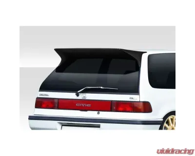 1988-1991 Honda Civic HB Duraflex J Spec Rear Roof Wing Spoiler - 1 Piece - 117462