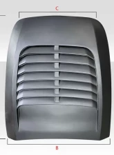 Universal Duraflex Venom Hood Scoop - 1 Piece                                     - 117474 - Image 2