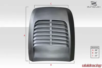 Universal Duraflex Venom Hood Scoop - 1 Piece - 117474