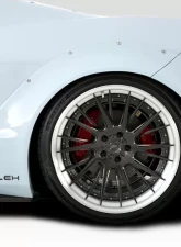 2020-2024 Chevrolet Corvette C8 Duraflex Gran Veloce Wide Body Rear Fender Flares - 4 Piece                                     - 117480 - Image 2