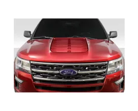 2016-2019 Ford Explorer Duraflex GT500 Look Hood - 1 Piece