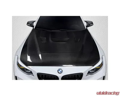 2014-2021 BMW 2 Series / 2016-2021 BMW M2 F22 F23 F87 Carbon Creations Power Dynamics Hood - 1 Piece - 117610