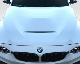 2014-2018 BMW M3 F80 / 2014-2020 M4 F82 F83 Duraflex GTS Look Hood - 1 Piece