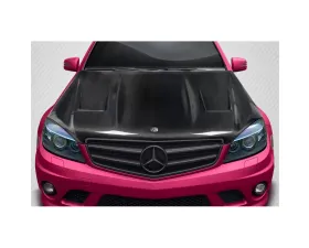 2008-2011 Mercedes C Class W204 Carbon Creations AMGT Hood - 1 Piece