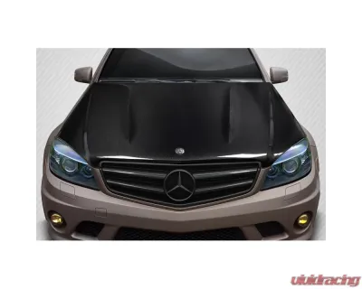 2008-2011 Mercedes C Class W204 Carbon Creations C63 V2 Hood - 1 Piece - 117636