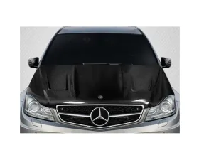 2012-2014 Mercedes C Class W204 Carbon Creations Carlton Hood - 1 Piece