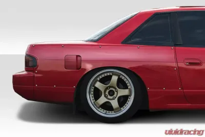 1989-1994 Nissan 240SX S13 2DR Duraflex D1 Sport 50MM Rear Fender Flares - 3 Piece - 117677